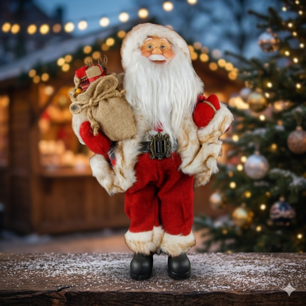Weihnachtlicher Santa Oscar - Höhe ca. 45 cm